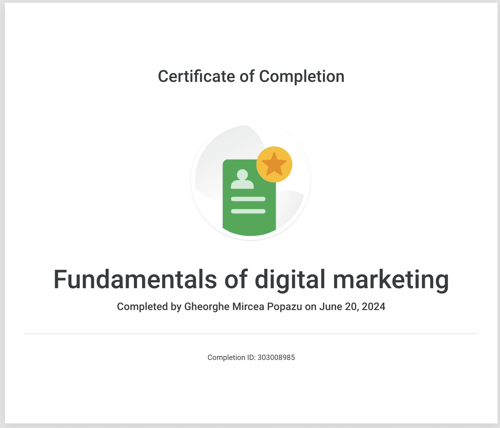 Fundamentals of digital marketing